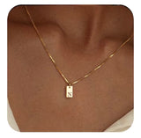 Necklace Initial Letters 14K Gold