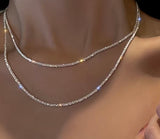 Luxury Sparkling Chain Necklace 18-30" Adjustable