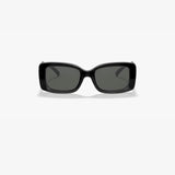 Versace Woman Sunglasses Black Frame, Dark Grey Lenses, 52MM (Authentic)